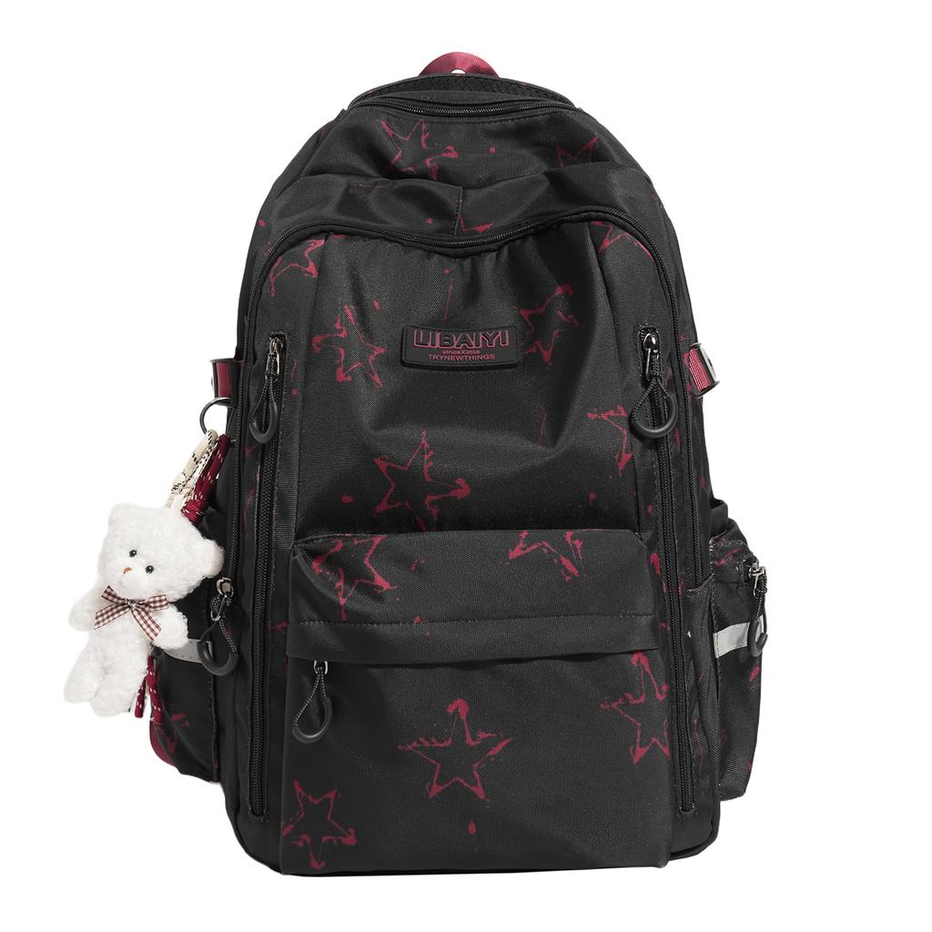 Schoolbag1011 new casual large-capacity backpack to reduce the burden of spine protection, junior high school student schoolbag, commuter travel