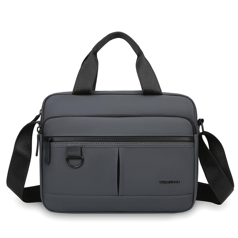 Herren Anti-Diebstahl Business Umhängetasche - Langlebige Büro-Aktentasche mit mehreren Reißverschlusstaschen