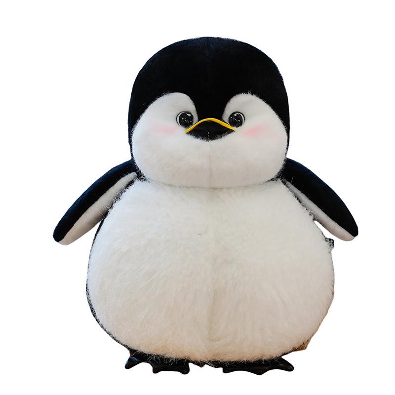 Aquarium Black & White Penguin Plush Toy - Customizable Children's Doll