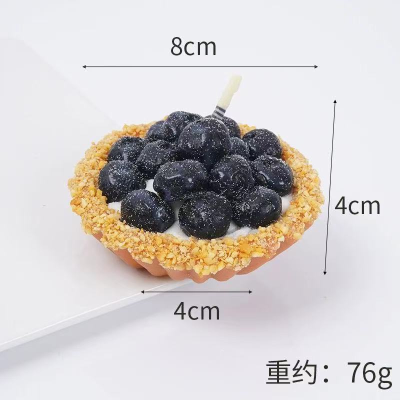 Simulation Fruit Egg Tart Fake Mango Raspberry Cake Model French Bread Desserts Ornaments Bakery Window Display Samples Photogra