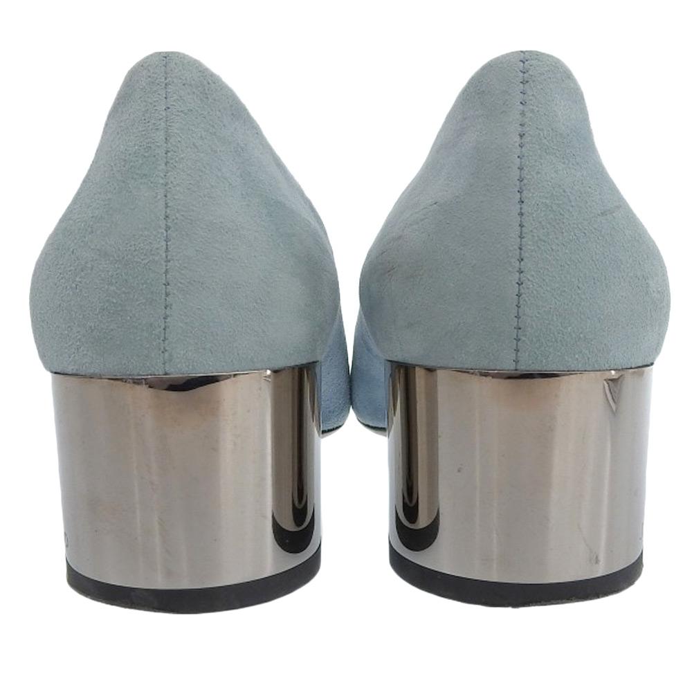 Jimmy Choo JESSIE 40 Pumps for Women, Suede, Blue, 36 1/2 Shoes 36.5 BlueUsed