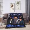 Chayanne Singer Warm Soft Blanket  Camping Plush Throw Blanket Funny Outdoor Flannel Bedspread Sofa Bed Cover