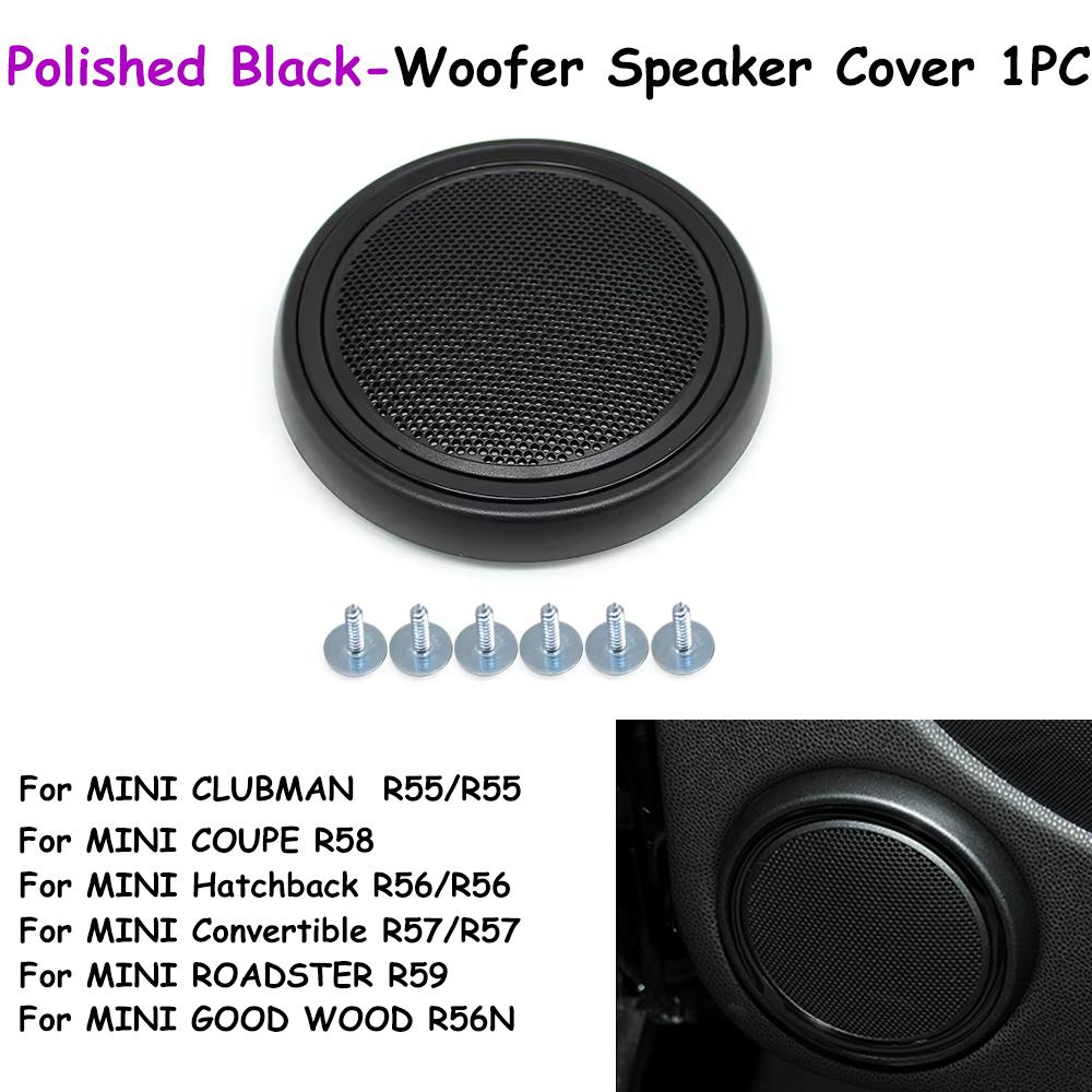 R55 R56 R57 R58 R59 Car Front Left Right Door Woofer Speaker Cover Grille Panel For Mini Clubman Hatchback Convertible Roadster