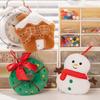 Plush Christmas Tree Hanging Ornament Xmas Gingerbread Doll Pendant Decor Home