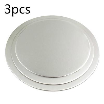 6/8/10inch Round Cake Board Circle Base Cupcakes Stand Paper Cases Liners Party Pastry Baking Mat Decorations