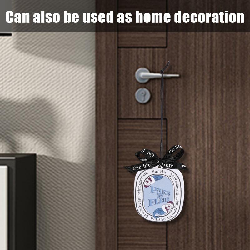 Car Fragrance Tablets Solid Car Air Freshener Mounted Aromatherapy Car Interior Decoration Persistent Air Fragrance Pendant