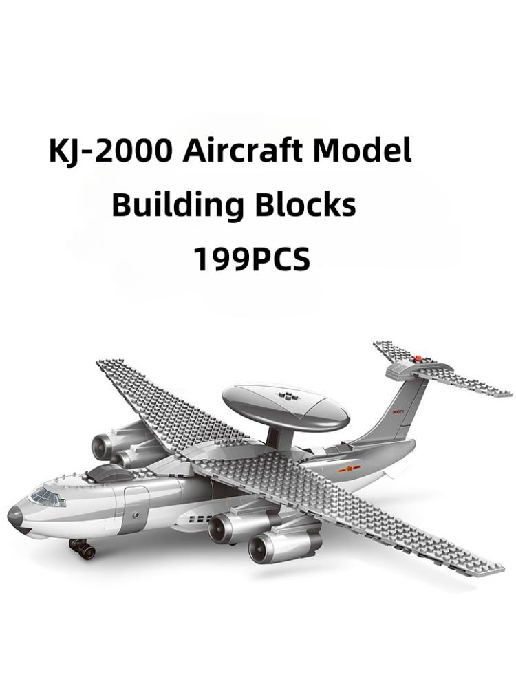 

199PCS KJ-2000 Aircraft Model Building Blocks Airplane Modern Army War Craft Fighter Assembly Toys For Kids Gift Boys