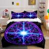 Mystic Energy Symbol Set Soft Comfortable Duvet Cover Bedding Set Included 1*Duvet Cover & 2*Pillowcases, Gift
