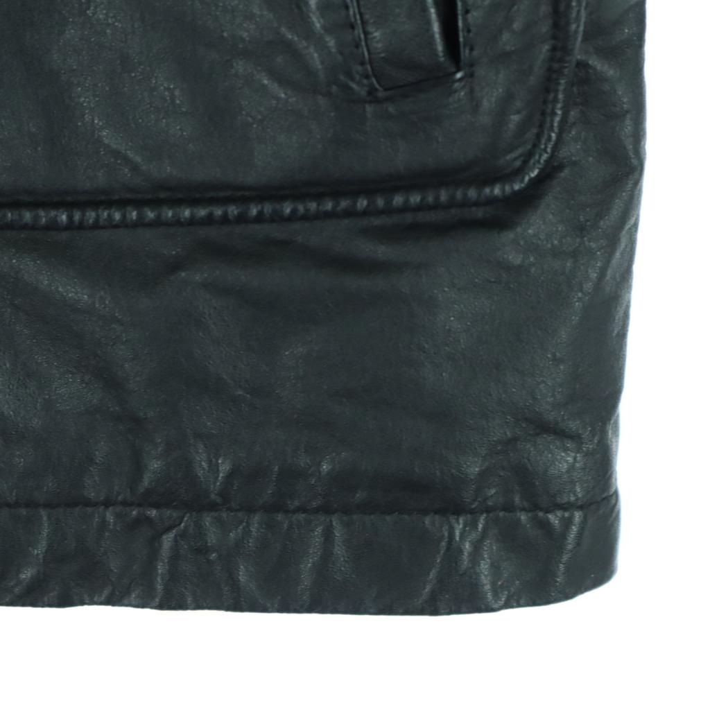 URBAN EXPRESS Long Sleeve Leather Coat M Black Cowhide Men's Used