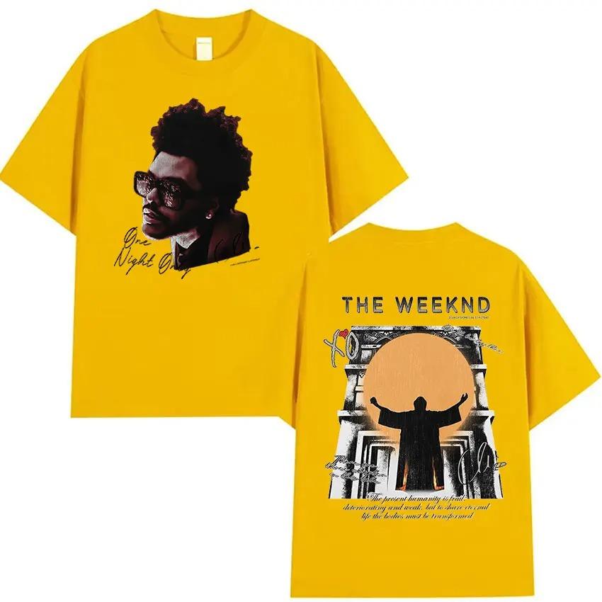 The Weeknd XO Album 2026 Merch Tričko Vintage Hip Hop Krátký Rukáv Pánské Ležérní 100% Bavlna Streetwear Dámské A Pánské Tričko