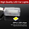 2PCS Fits For Toyota Land Cruiser 200 Series 150 Series Prado MK4 J150 For Lexus ES240 IS250 Led Door Courtesy Light Bulbs White Bulbs 7