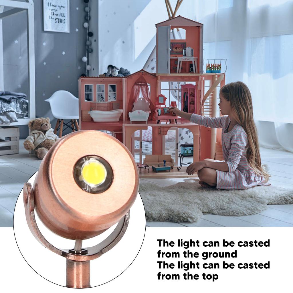1:12 Dollhouse Laser Light Dollhouse Laser Light Led Miniature Laser Light With Base  For 1:12 Doll House