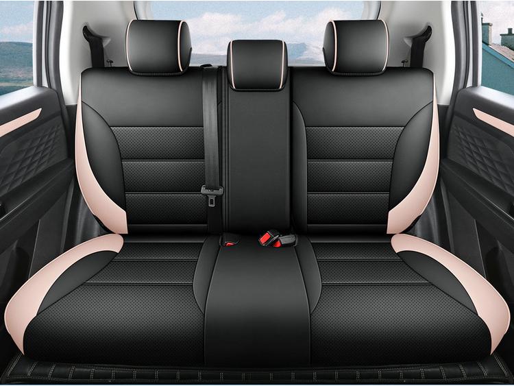 Sihao E10X Car Seat Cushion - Full Leather, Universal Fit, Four Seasons, One-Piece Design for Five-Seaters