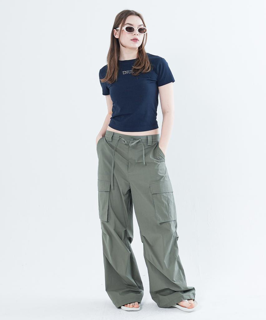 Jenyujeu Heritage Crop Top - Navy