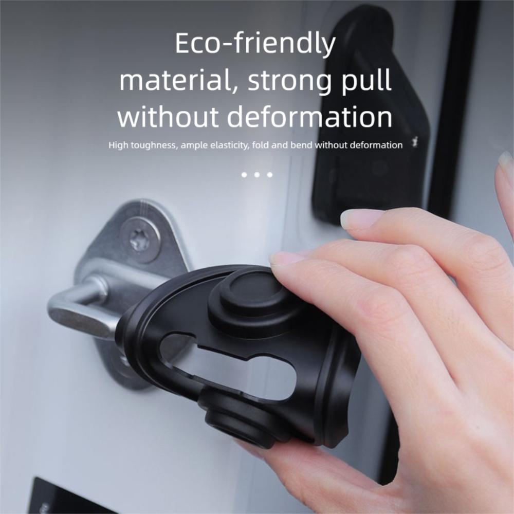 4 st Antikollision Bil Dörrlås Spänne Skydd Silikon Stötdämpning Bil Dörrstängning Stötsäker Kudde Buffertplatta