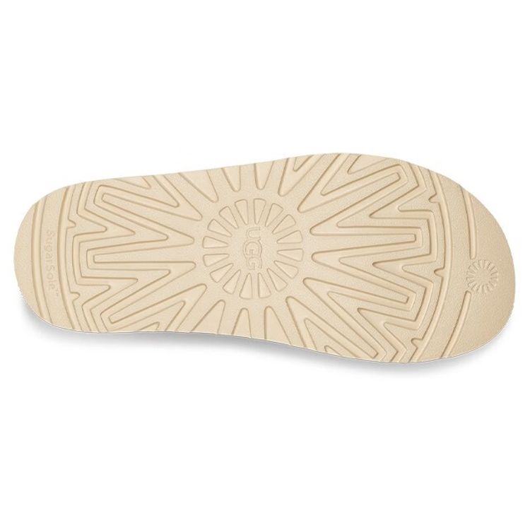 UGG Goldenstar Cross Slide Double Layer Leather Cross Comfortable Fashion Sandals Women Sandals Moss-Green 1137910-MSG