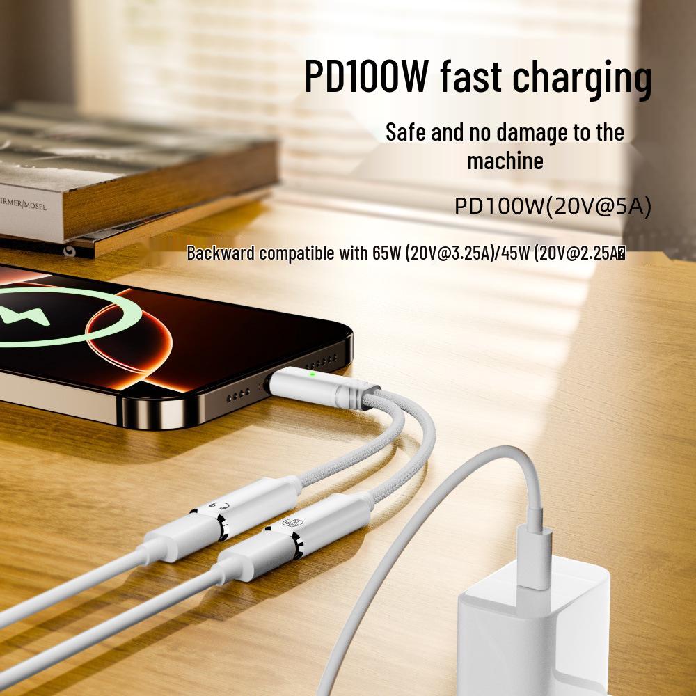 Apple 16 Lightning Earphone & PD100W Type-C Fast Charging Cable