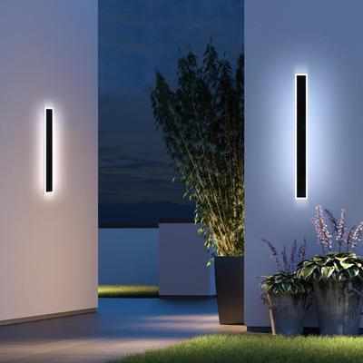 GWSOLAR [Solcellebeslag Lys] 100 cm Langt. Skab et moderne, lyst rum Smart Belysning Fjernbetjening Inkluderet. [Regnfast: Smart Belysning