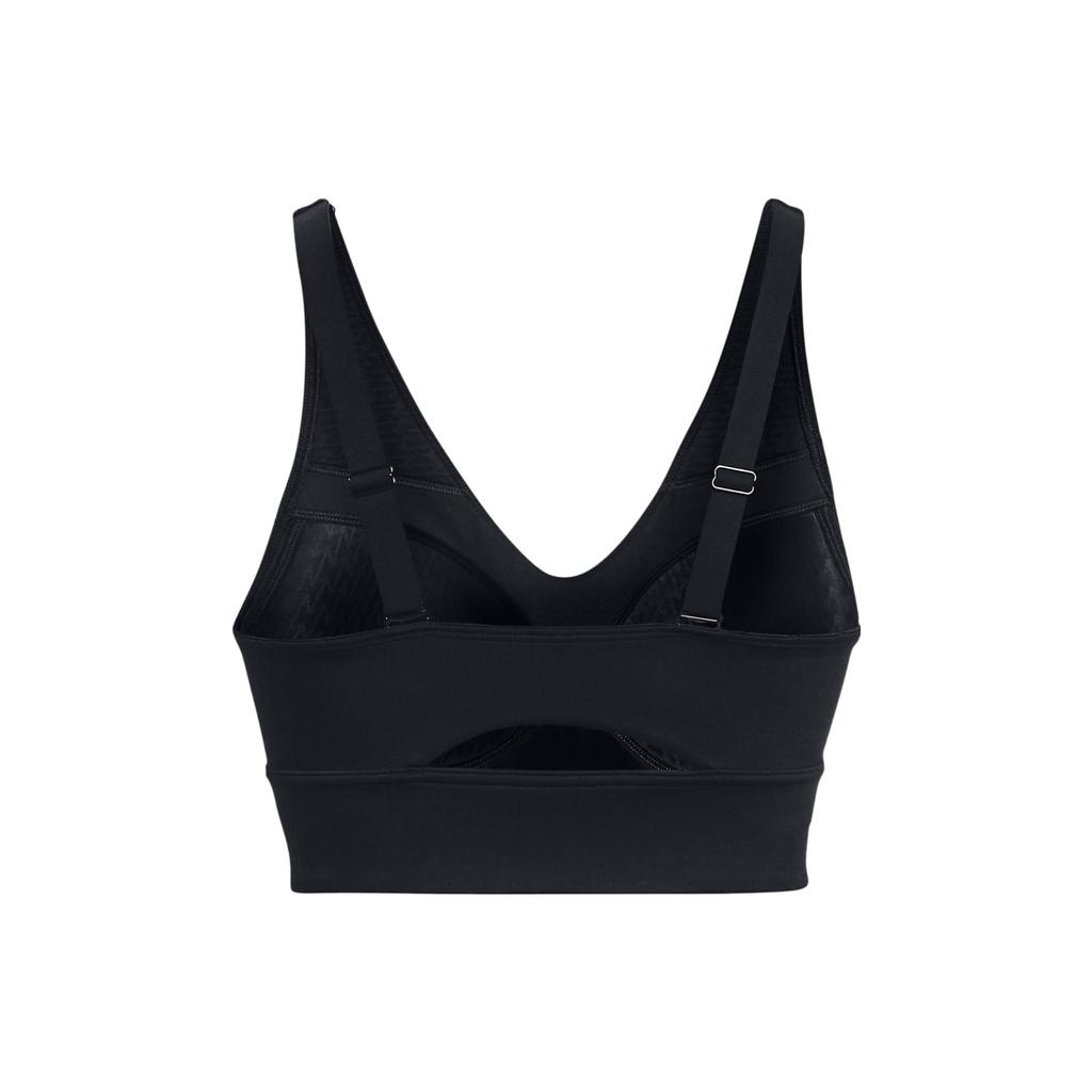Under Armour SmartForm Solid Color Double Strap Sports Bra Women Bras Black 1381666-001