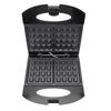 Máquina para hacer wafles eléctrica de 800 W, placa antiadherente, ahorro de espacio, compacta, pequeña parrilla eléctrica, ideal para