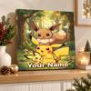 Eevee Custom Name Diamond Painting Personalized 5D Full Drill DIY Diamond Art Home Decor