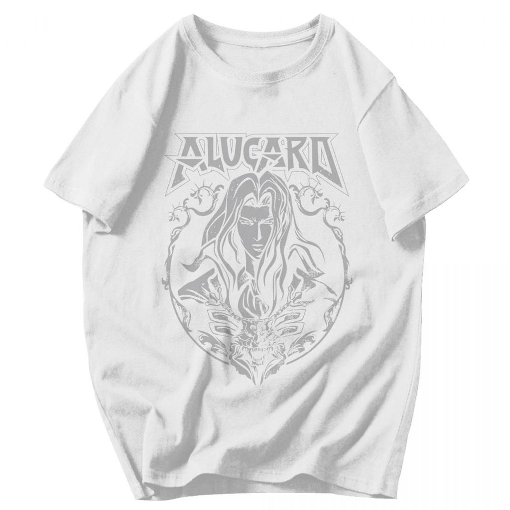Men T Shirt Alucard Castlevania Gifts Y2K Graphic Oneck Unisex Clothes T Shirts