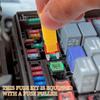 120 Pieces Mini Fuse Kit, Assortment Kit, Mini Blade Fuses for Truck, Motorcycle (2A/3A/5A/7.5A/10A/15A/20A/25A/30A/35A)
