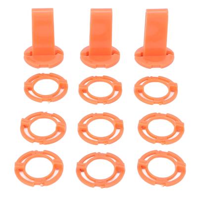 12 piezas Placas de retención de afeitadora Anillos porta cuchillas Accesorios de repuesto para afeitadora para S9000 S8000 S7000