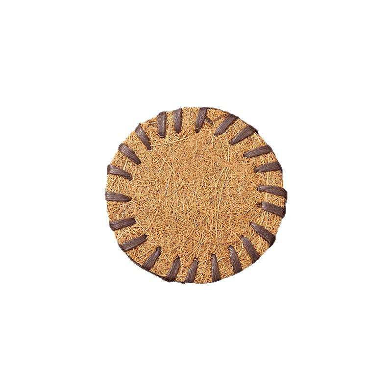 Coconut Fiber Heat-Resistant Table Mat: Anti-Scald Pad, Pot/Bowl Coaster, Plate Mat, Teapot Trivet.