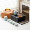 Yujie Ceramic Portable Travel Tea Set