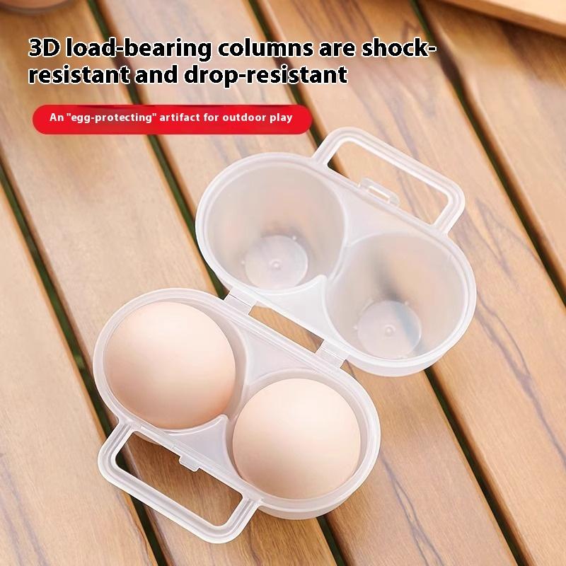 Outdoor Shockproof Egg Box Storage Box, Portable Camping Shatterproof Egg Tray, Home Plastic Protection Box, Travel Shatterproof
