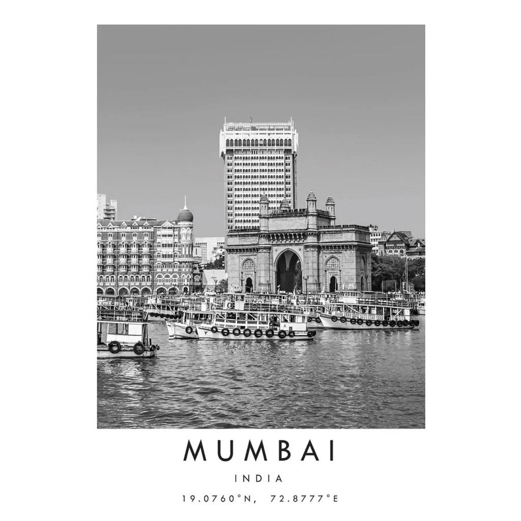 Famous Black and White Cities Verona Rome Punta Cana Florence Berlin Poster Travel Wall Art Canvas Painting Prints Home Decor