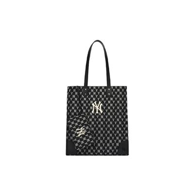 Monogram Kollektion Polyester Combo Taske, Tote Bag, Indkøbstaske, Håndtaske, Skuldertaske Stor Unisex Sort Afslappet