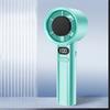 Portable Handheld Fan Cooling Fan with Digital Display USB Rechargeable 3-Speed Adjustable Wind High-speed For Travel Outdoor