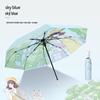 Nanqiao Cartoon Girl Automatic Dual-Purpose Umbrella (2-Pack)