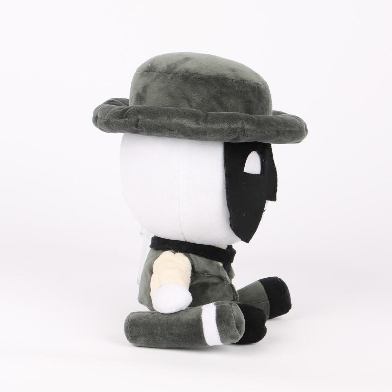 Artful Plush Die of Death Roblox Game Character Stuffed Doll Soft Plush Toy Cute Detective Outfit Figure Collectible Gift for Kids Game Fans
