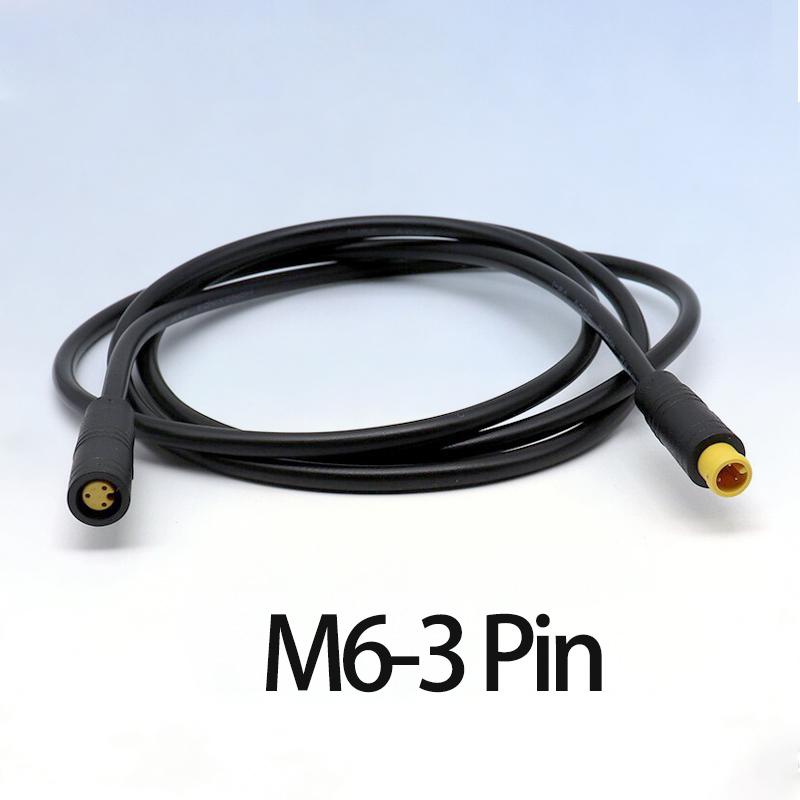 M6 M8 2 3 4 5 6 Pin Male to Female EbikeElectric Butt Cable Plug Connector Scooter Brake waterproof Signal Sensor cord 1 meterl