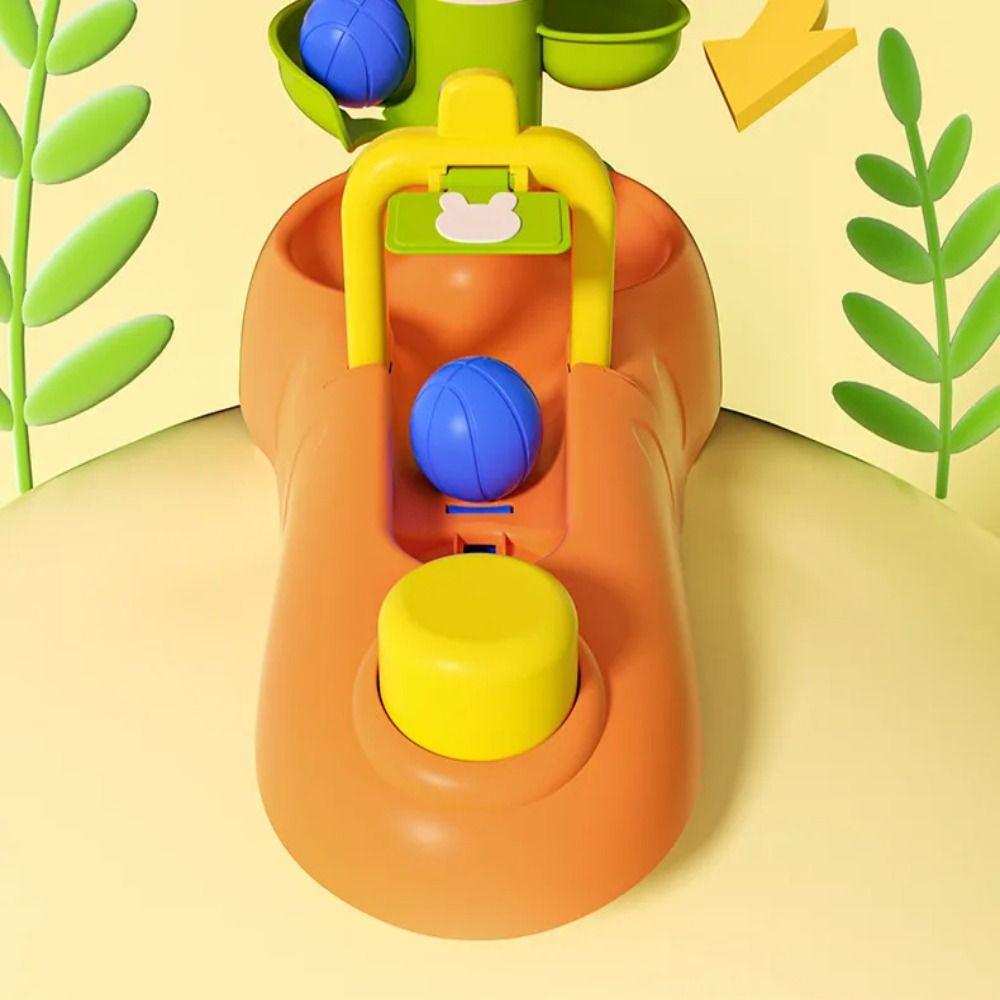 Rotating Design Rabbit Rail Car Ball Toys Track Turn Around Toy  Children's Development