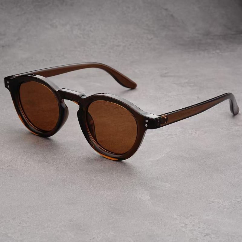 Retro Round Sunglasses Women Men Vintage Shades Fashion Sun Glasses Anti Blue Light Eyewear Unisex Driving Eyeglasses