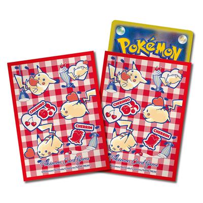 Center Original Card Game Deck Shield Pikachu and Heart Pokémon Pokémon [Red]