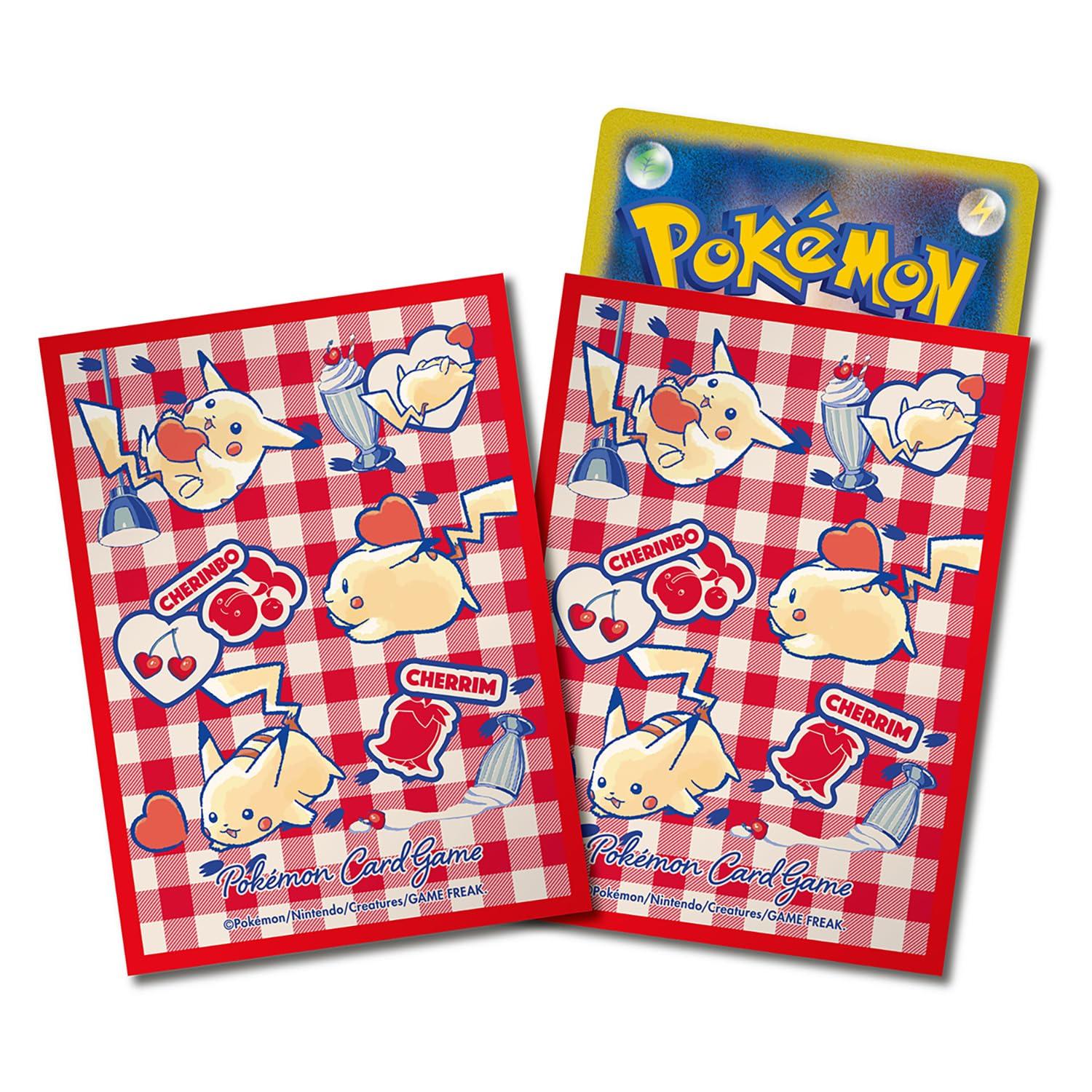 

Pokémon Center Original Pokémon Card Game Deck Shield Pikachu and Heart [Red]
