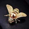 Design Insect Series Brooch Women Men Delicate Little Bee Brooches Crystal Rhinestone Pin Brooch Jewelry Gifts For Girl