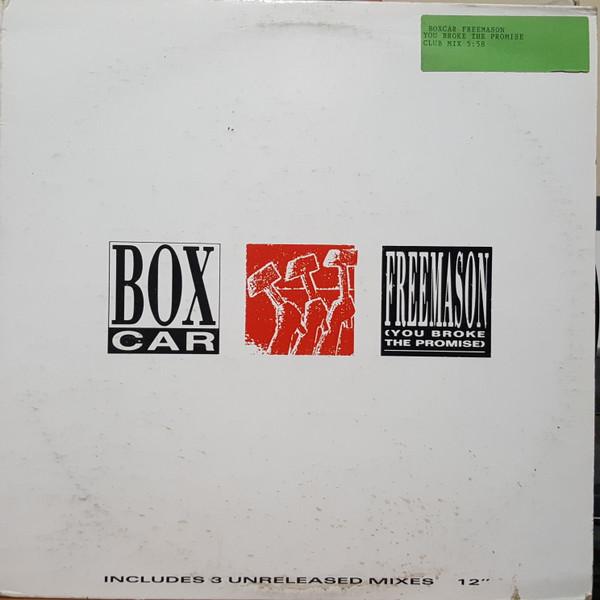 

12inch Record BOXCAR Freemason You Broke The Promise W13034 Nettwerk 1988 Canada Dance Electronica Used