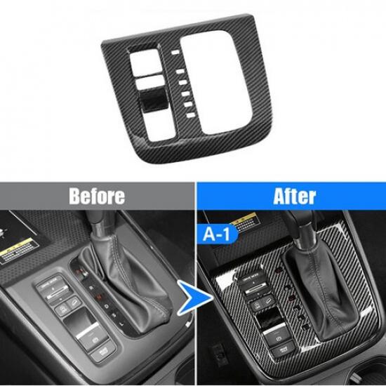 Fit -2025 Honda CRV ABS Carbon Fiber Style Gear Box Shift Panel Cover Trim