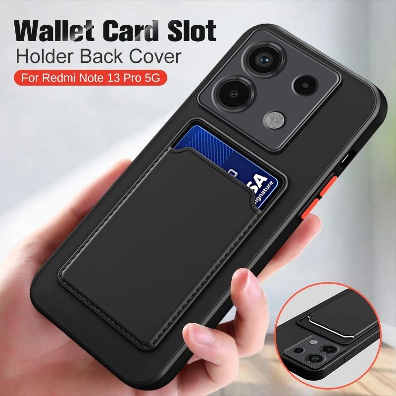 

Рідкий силіконовий чохол-холдер для карток для Xiaomi 13 12 11 10 9 8 Pro Plus Wallet Bag Cover Redmi Note 12S 11S 10S Redmi Note 9 Pro рожевий