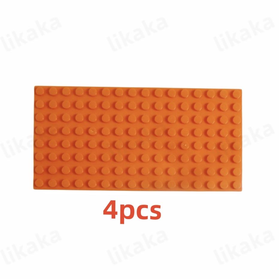 Superior-Grade 8*16 Dots First-Class Plastic First-Class Assembly Construction-Blocks Premium-Quality 4Pcs First-Class Base High-Standard