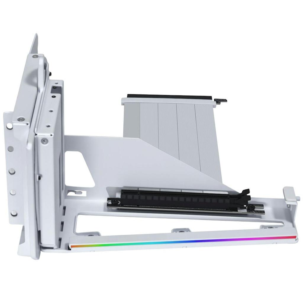 LIANLI PCIe Compatible Vertical GPU Bracket Official Japanese Distributor 5.0 Multi-Directional Kit, White,