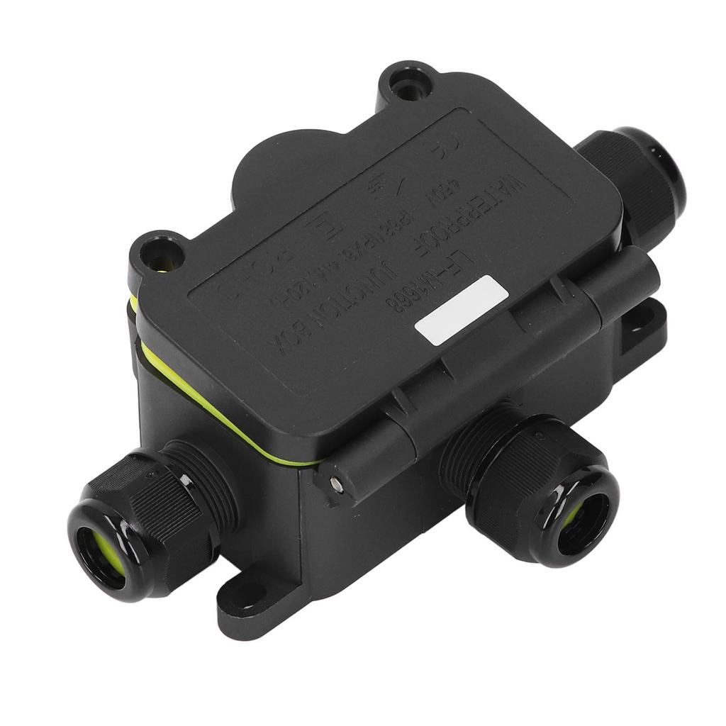 Water Proof Electrical Box, 3 Way IP68 Junction Box for LED Lights, 40A 450V Outdoor Connection Box for Street Lights,  , with Silicone S