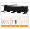 Wall-Mounted 2-in-1 Baseball and Golf Ball Storage & Display Rack