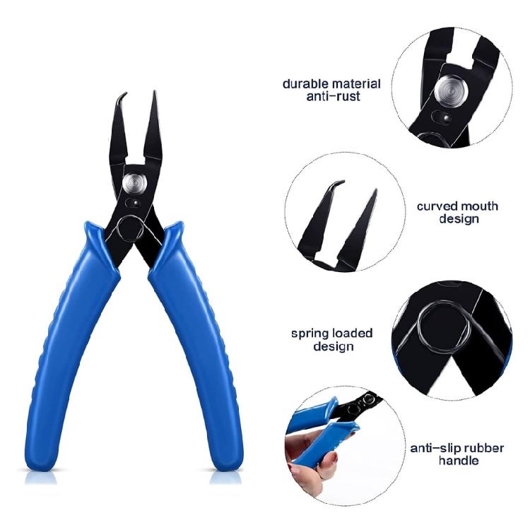 2 Pcs Crimper Pliers Crimping Tool for Crimp Beads Jewelry Repair Making